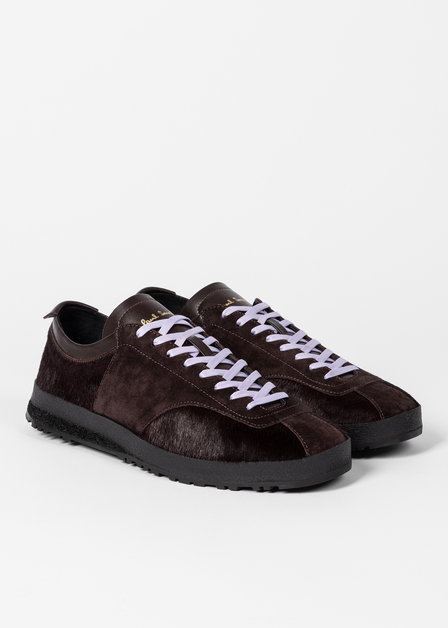 Aubergine Leather 'Zephyr' Trainers - 2