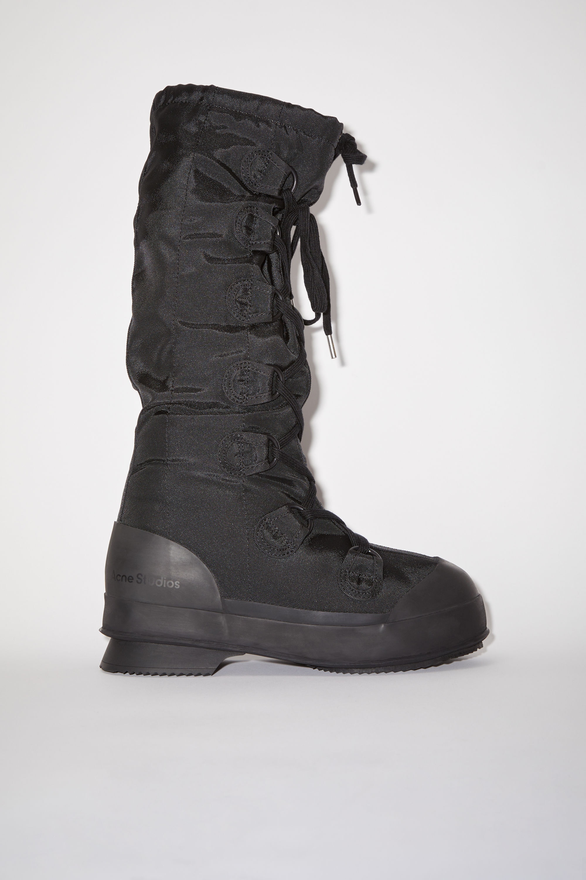 Lace-up boots - Black - 1