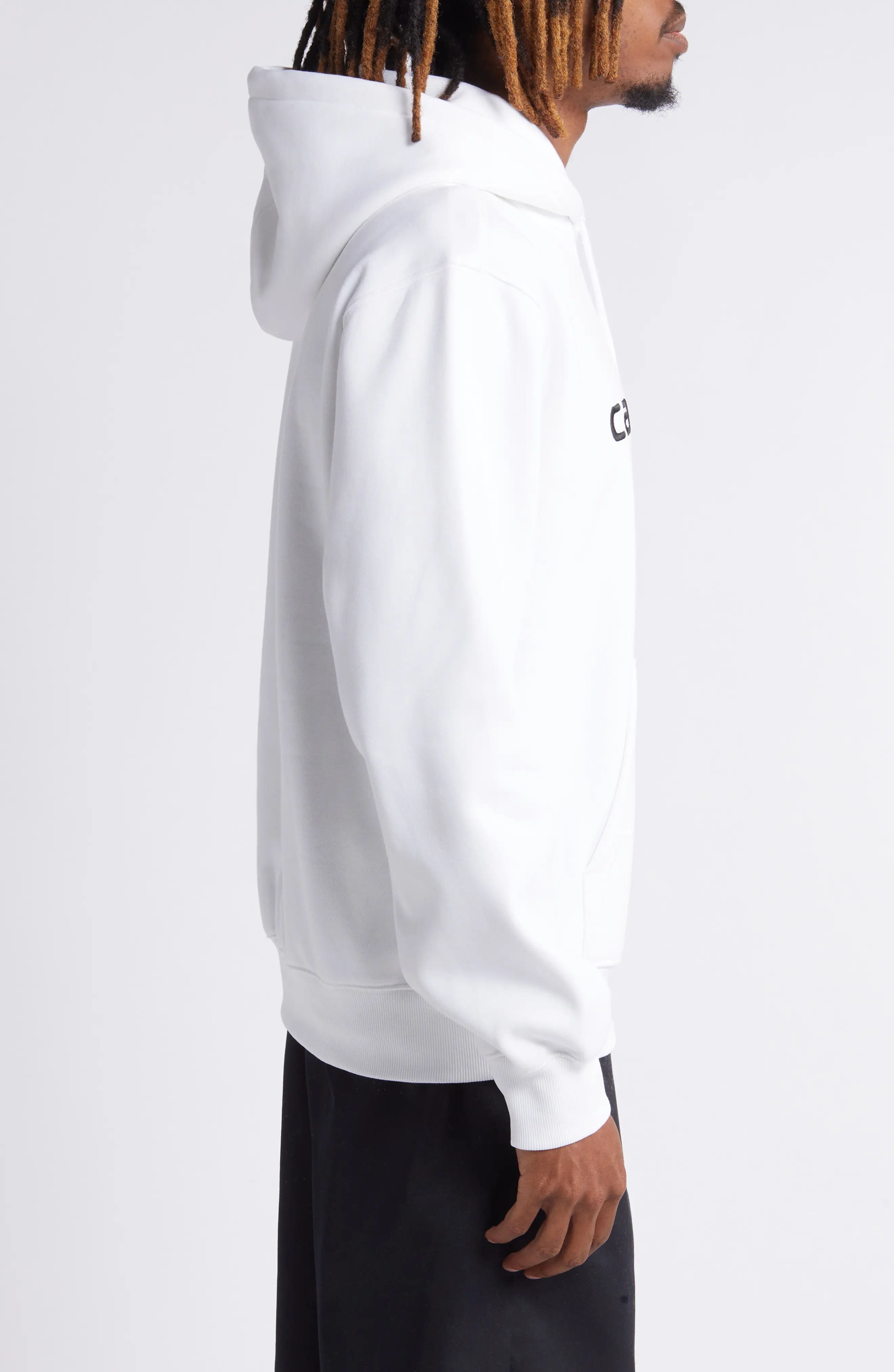 Logo Embroidered Hoodie - 3