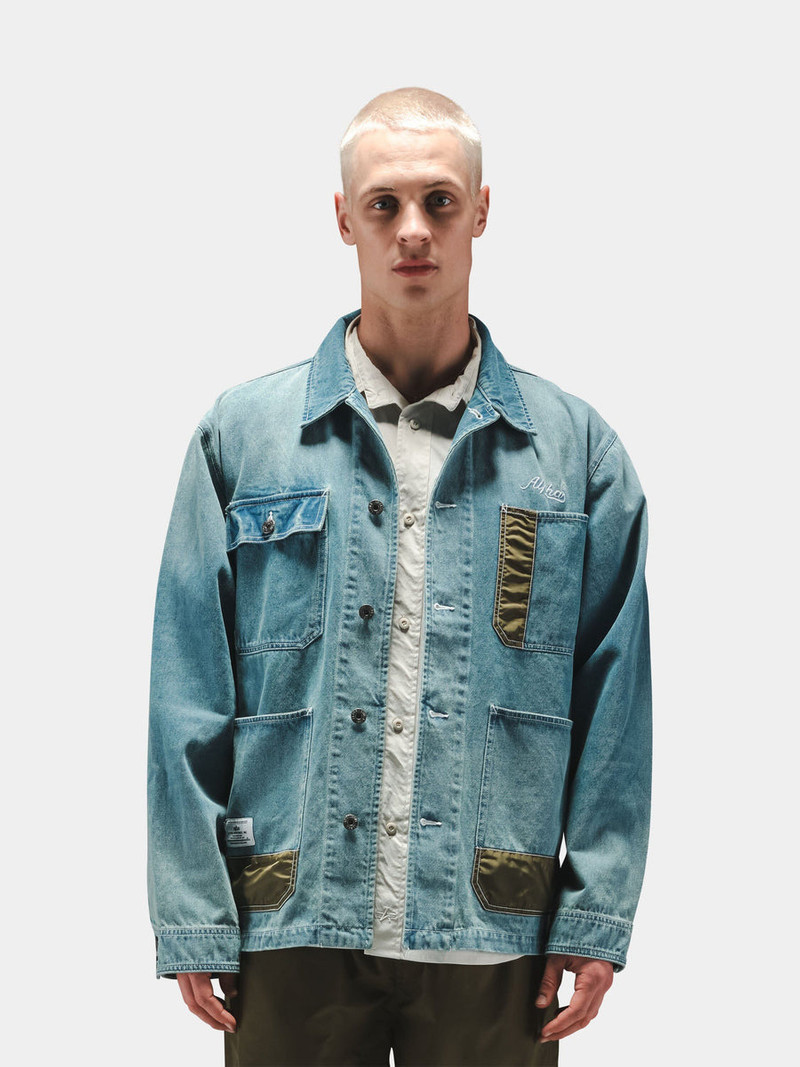ALPHA INDUSTRIES DENIM RELAXED CHORE COAT outlook