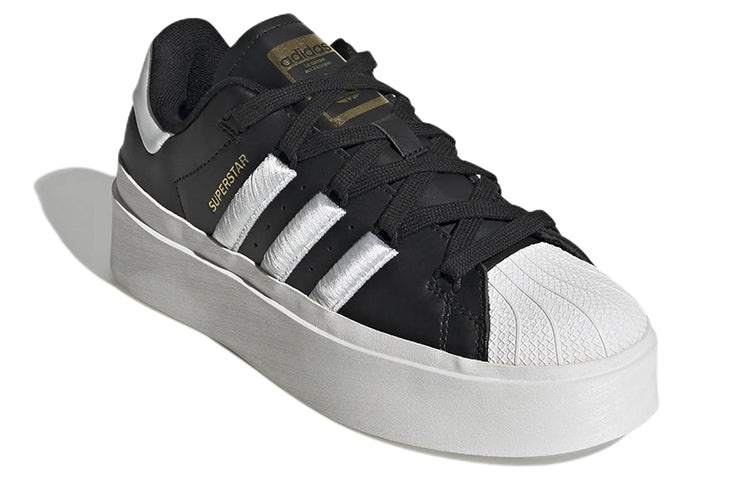 (WMNS) adidas Originals Superstar Bonega 'Black Gold Metallic' GX1841 - 3