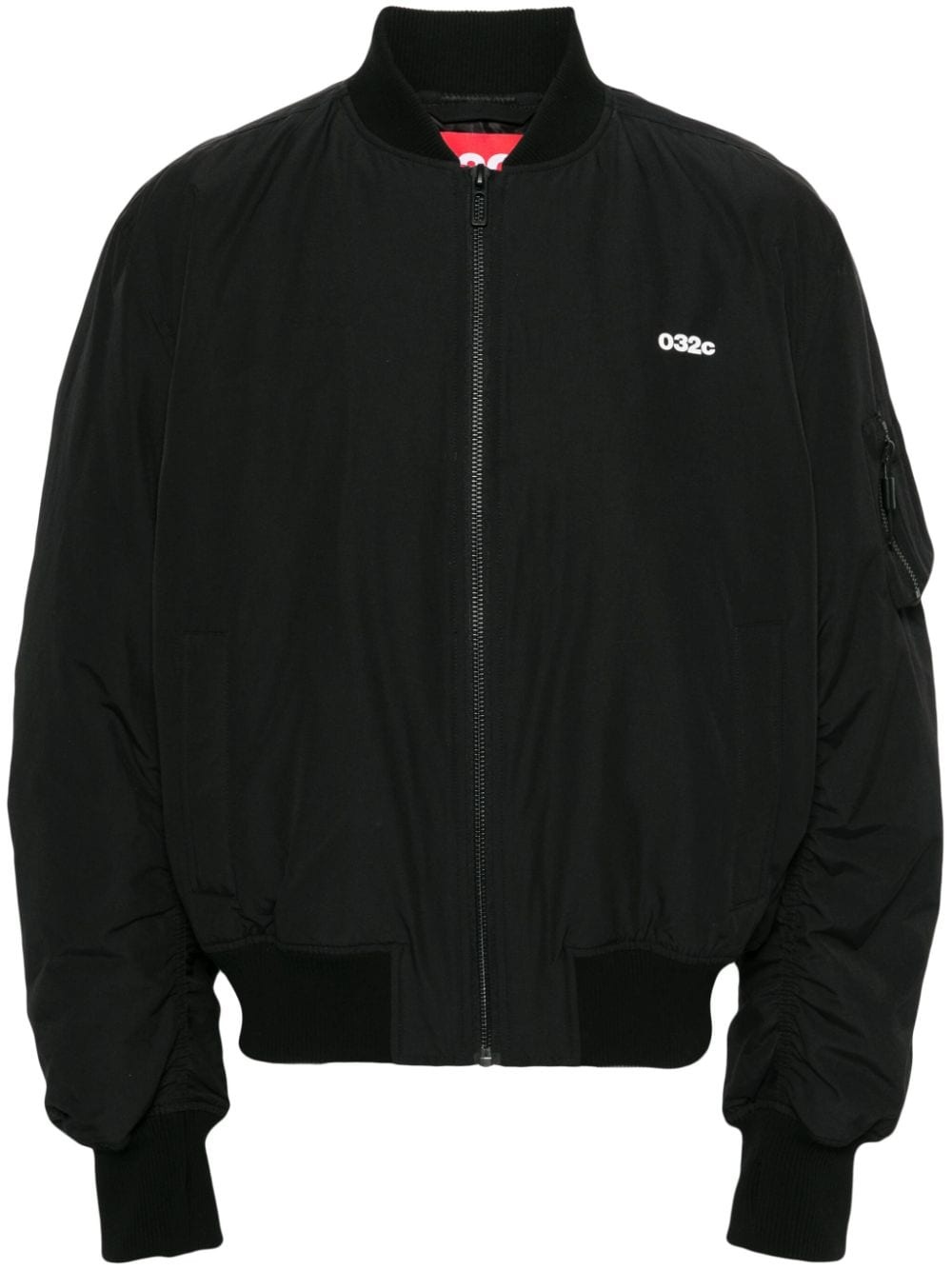 logo-print bomber jacket - 1