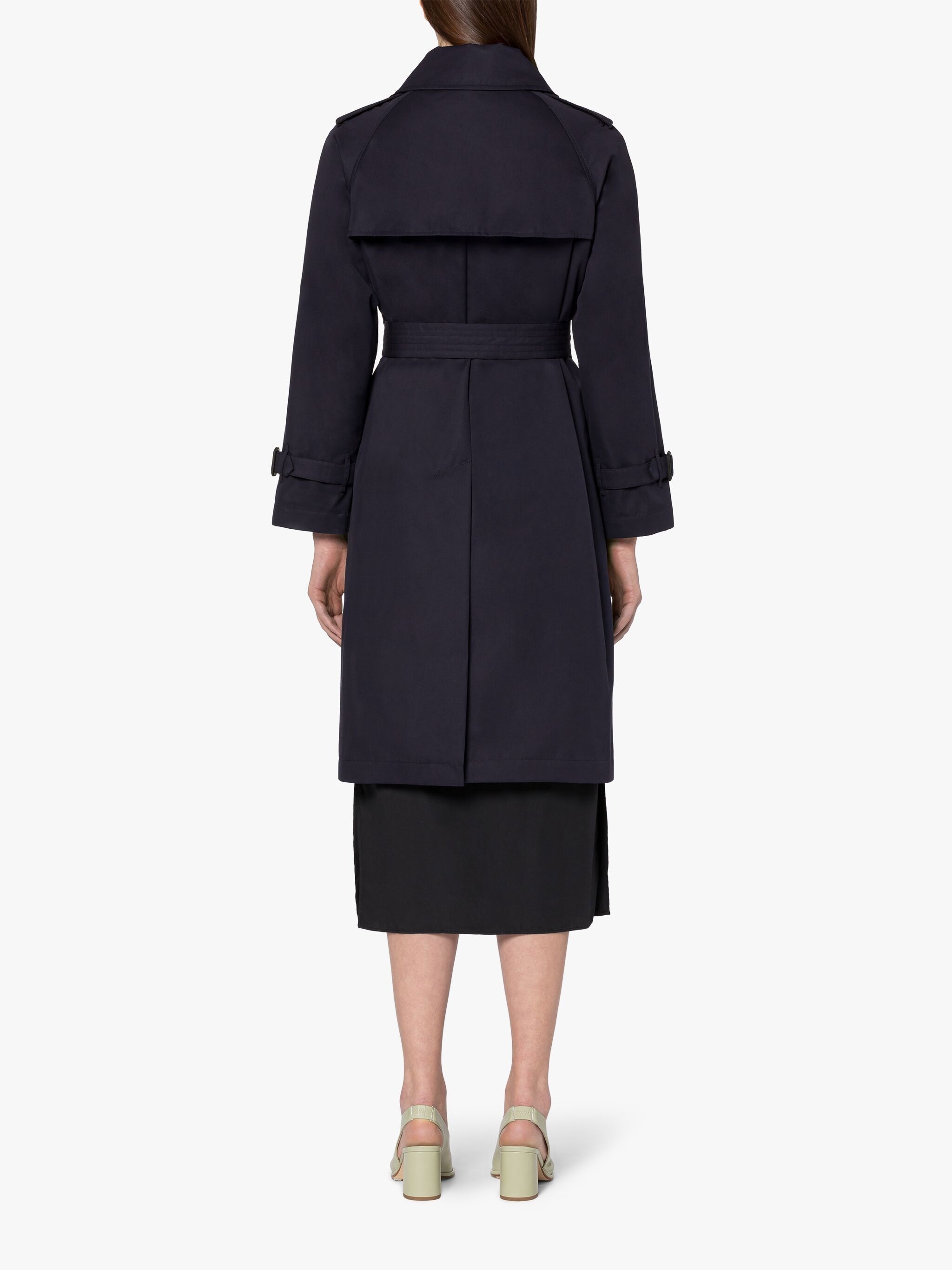 MUIRKIRK NAVY COTTON TRENCH COAT | LM-1011 - 4