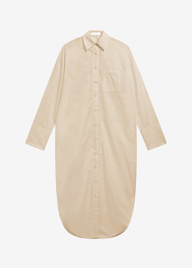 Helena Shirt Dress - Beige 1