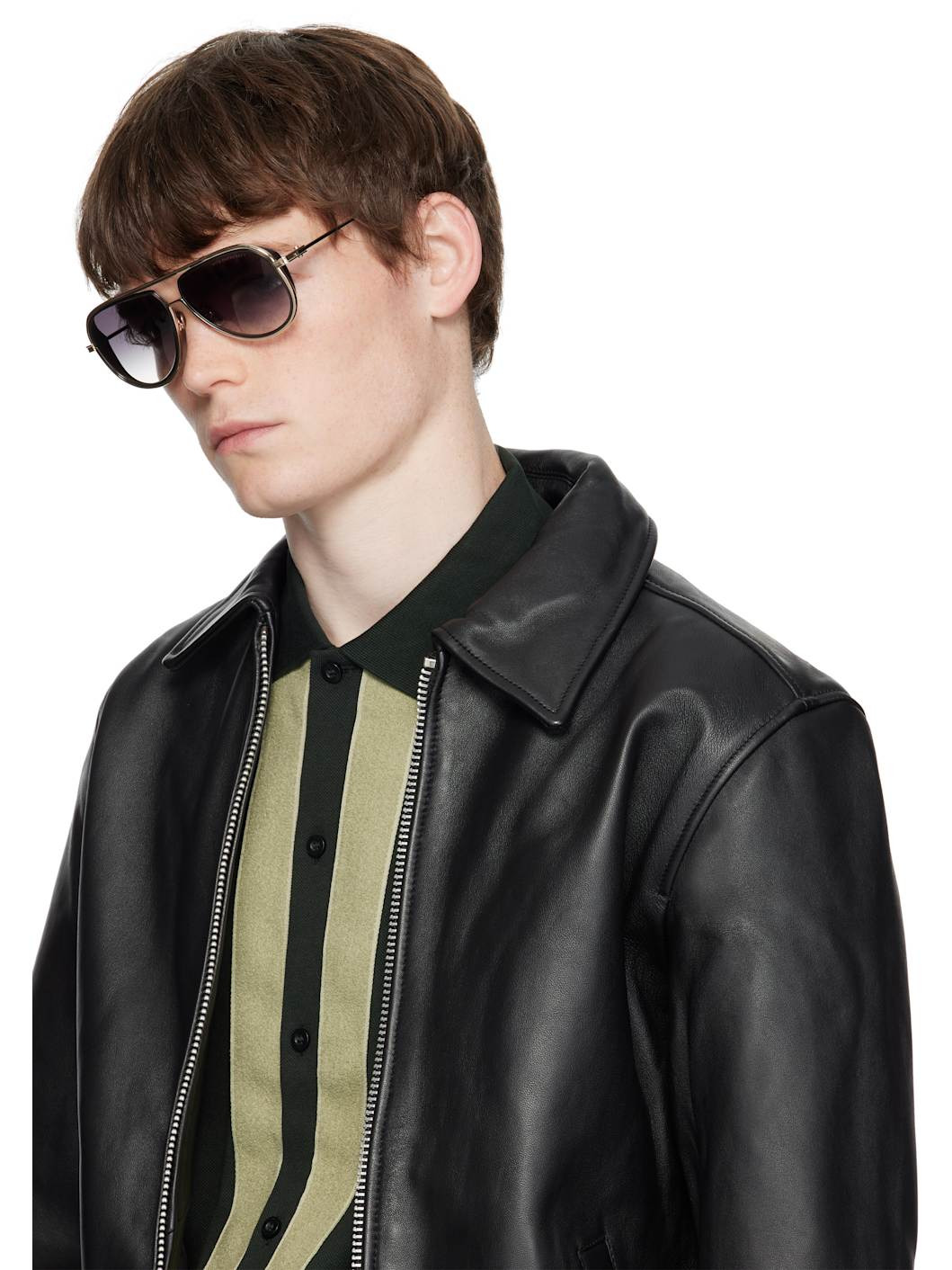 Gunmetal & Gold OUTRCRAFT Sunglasses - 4