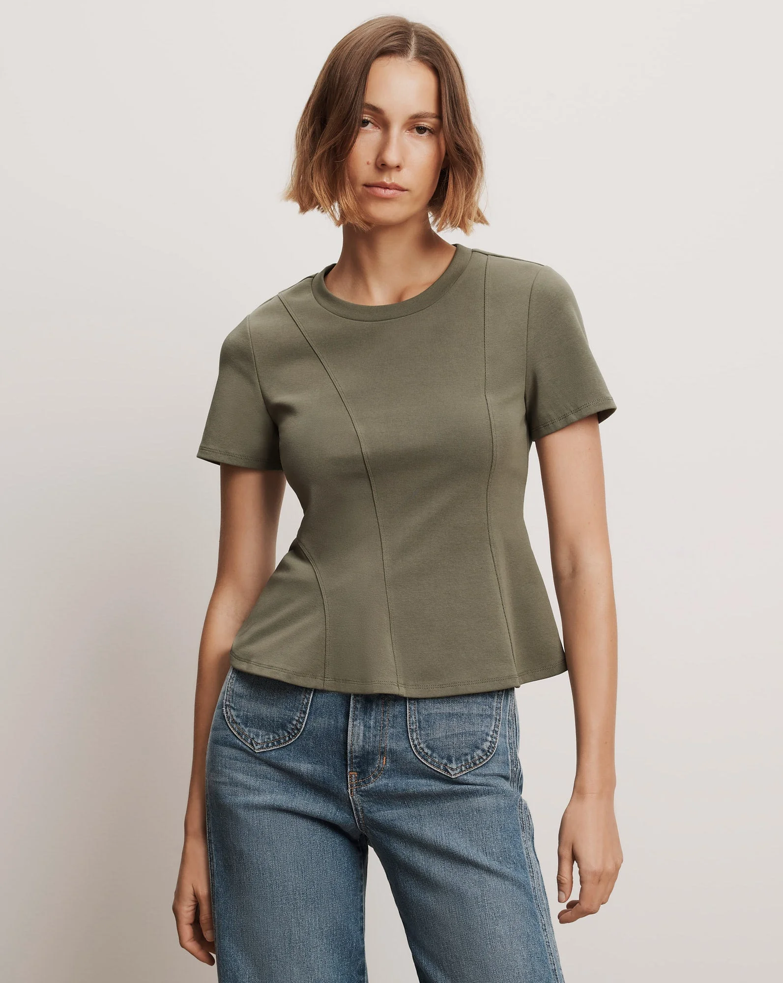 SYVERIN PEPLUM T-SHIRT - 1