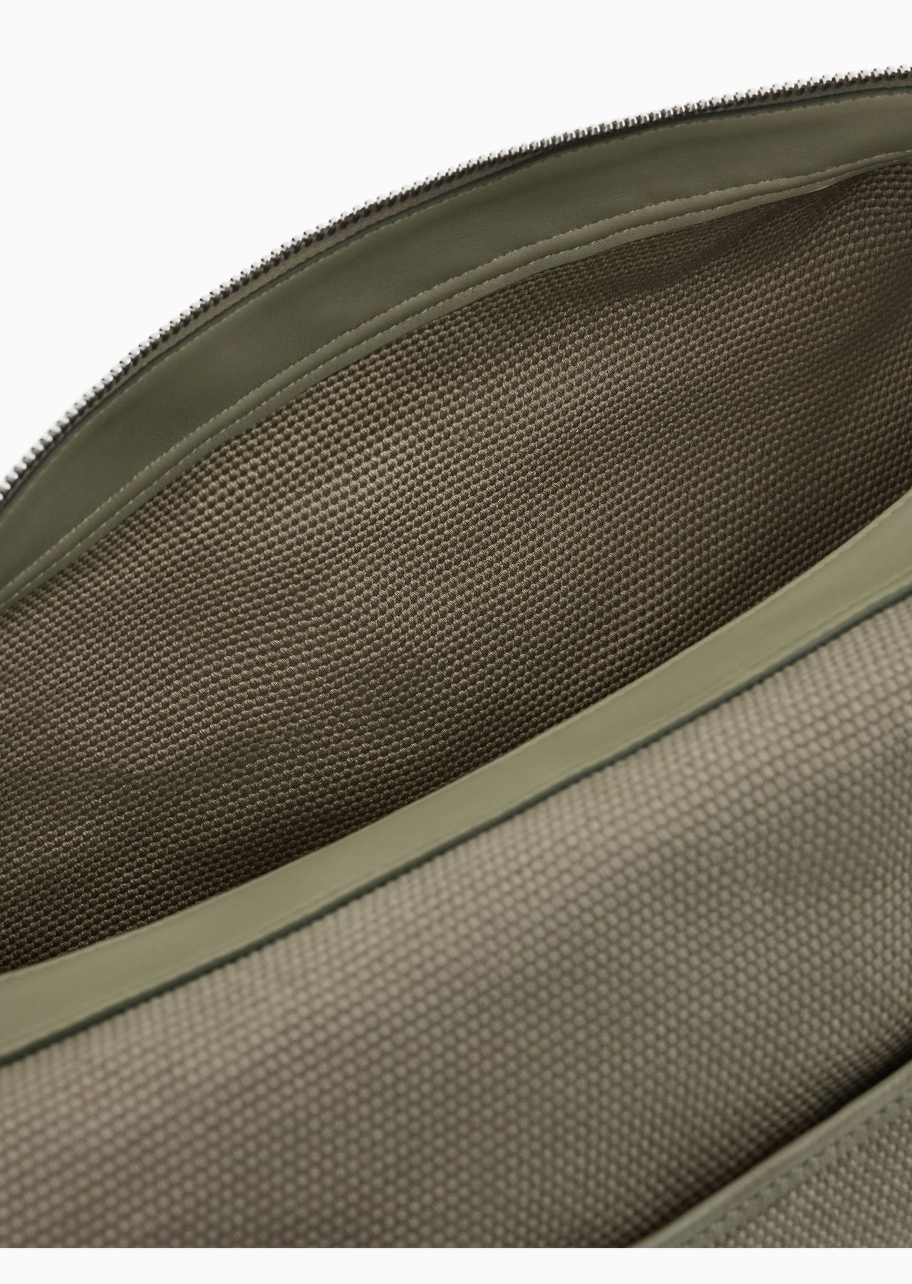 Canvas oversized crescent-shaped shoulder bag - 4