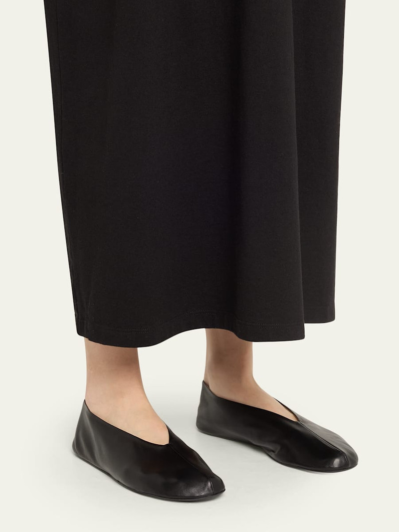 The Row Stella Lambskin Ballerina Slippers outlook