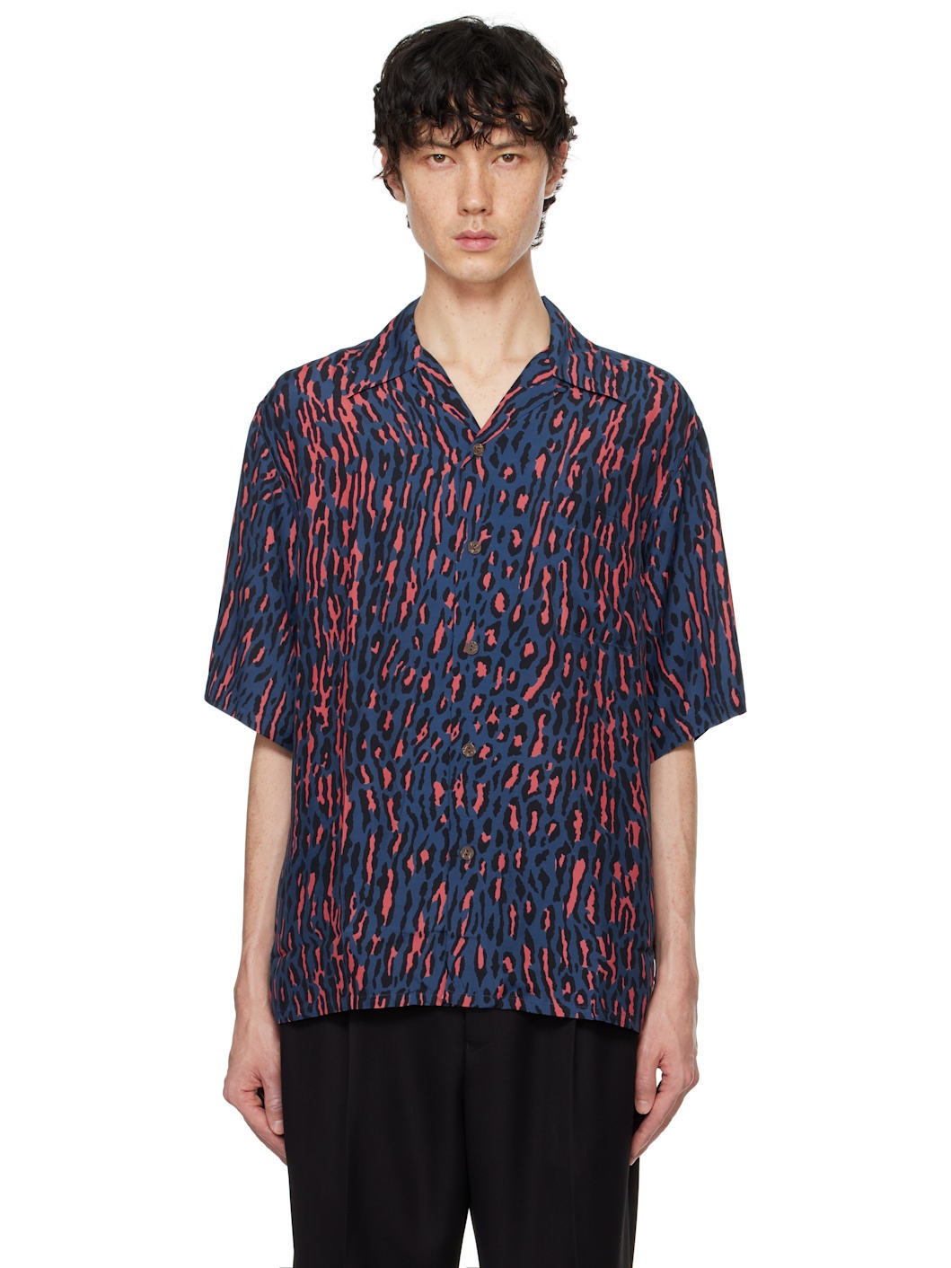 Navy Leopard Shirt - 1