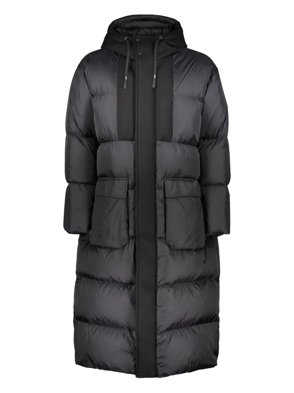 hooded padded coat - 1