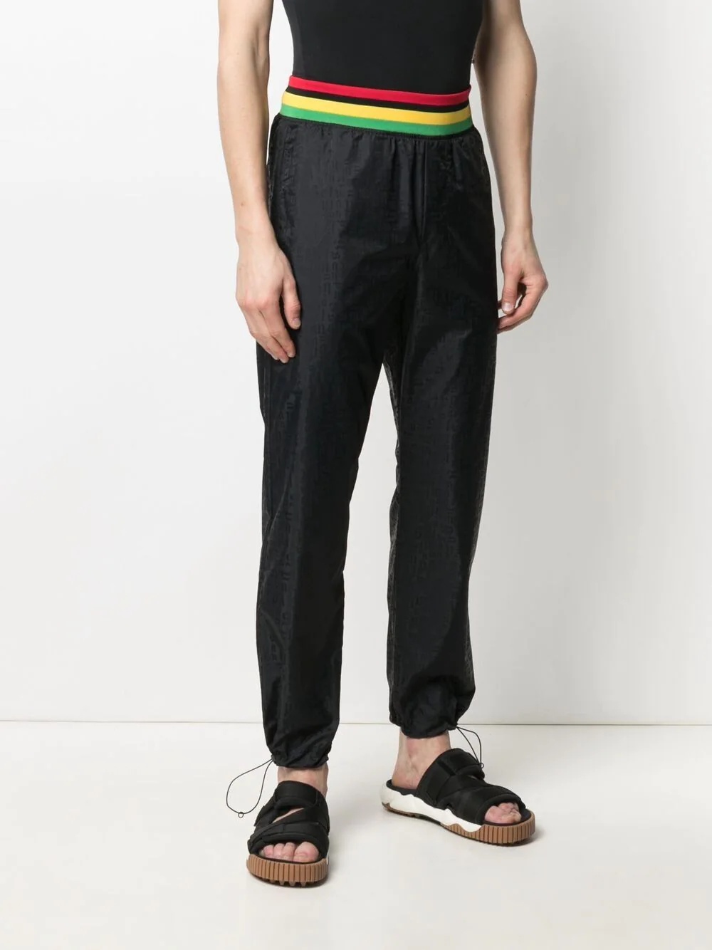 logo-print track pants - 3