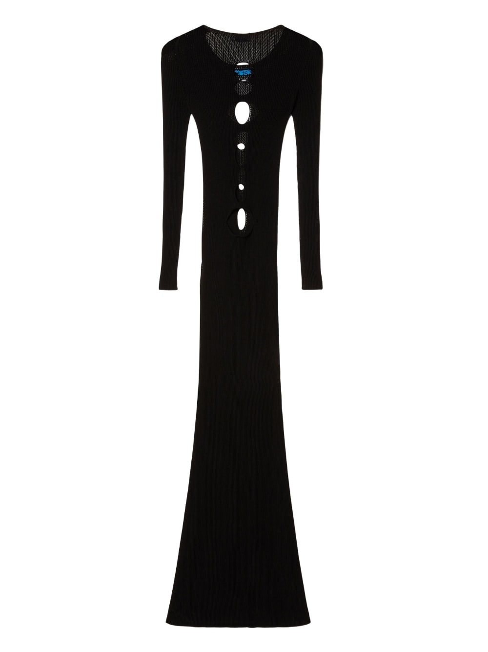 cut-out knitted dress - 2