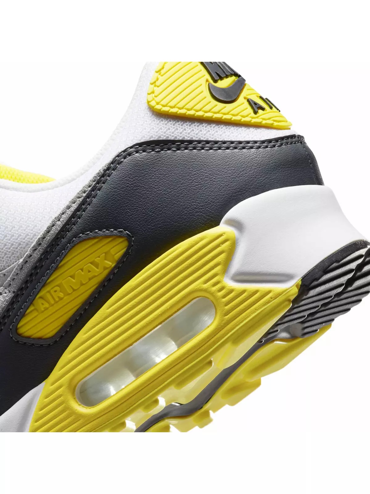 Air Max 90 "White/Lightning/Photon Dust/Light Smoke Grey" Men's Shoe - 8