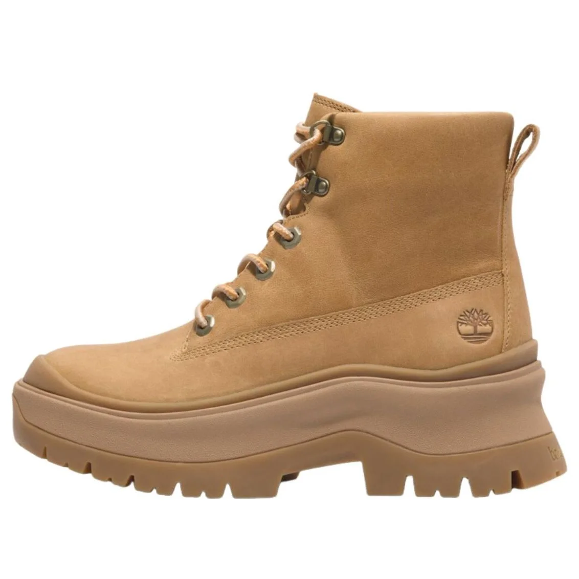 (WMNS) Timberland Roxie Lane Mid Lace-Up Boot 'Wheat Full Grain' TB0A295JEN11 - 1