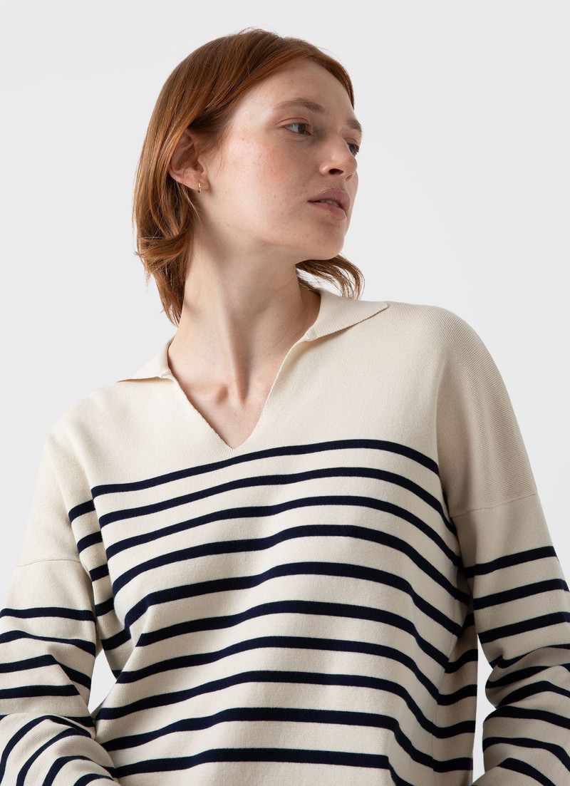 Sunspel Open Neck Jumper outlook
