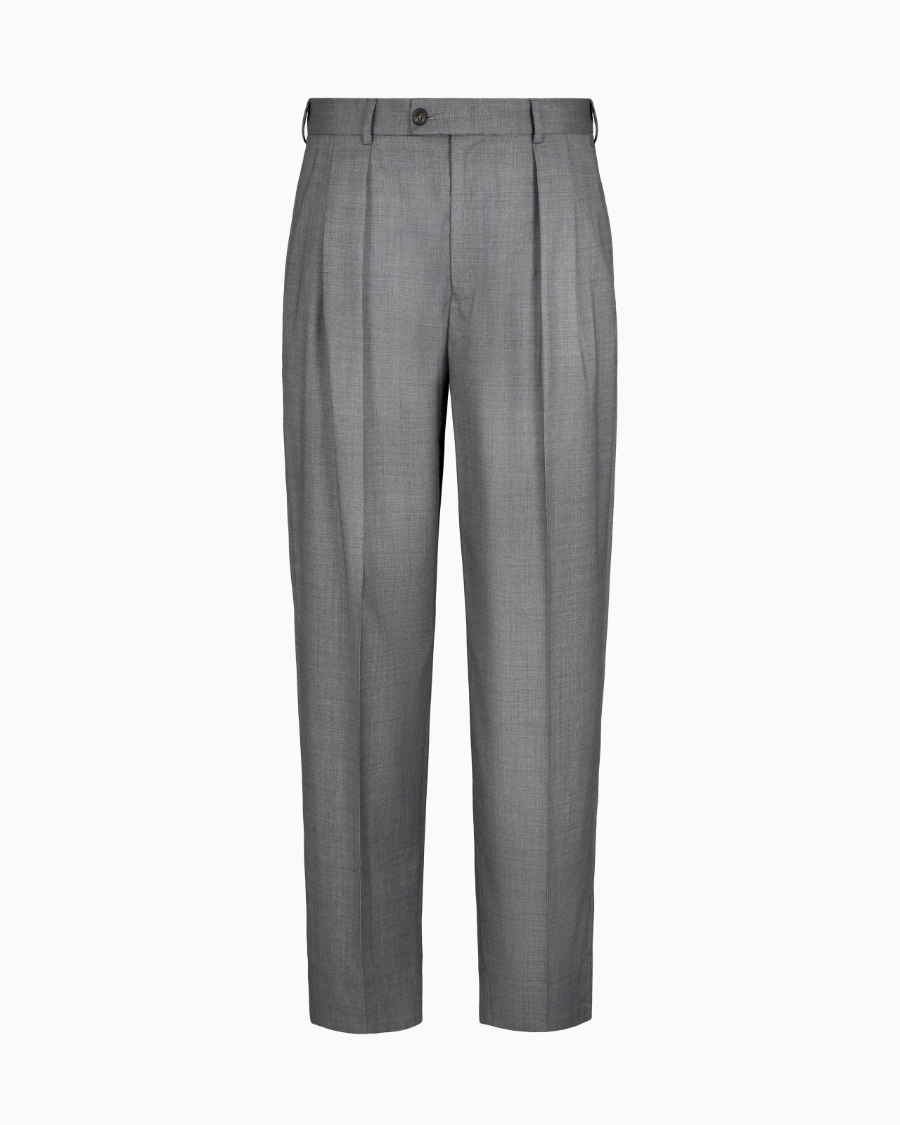 emporio armani baggy slacks グレー EMPORIO ARMANI FASHION TROUSERS | REVERSIBLE