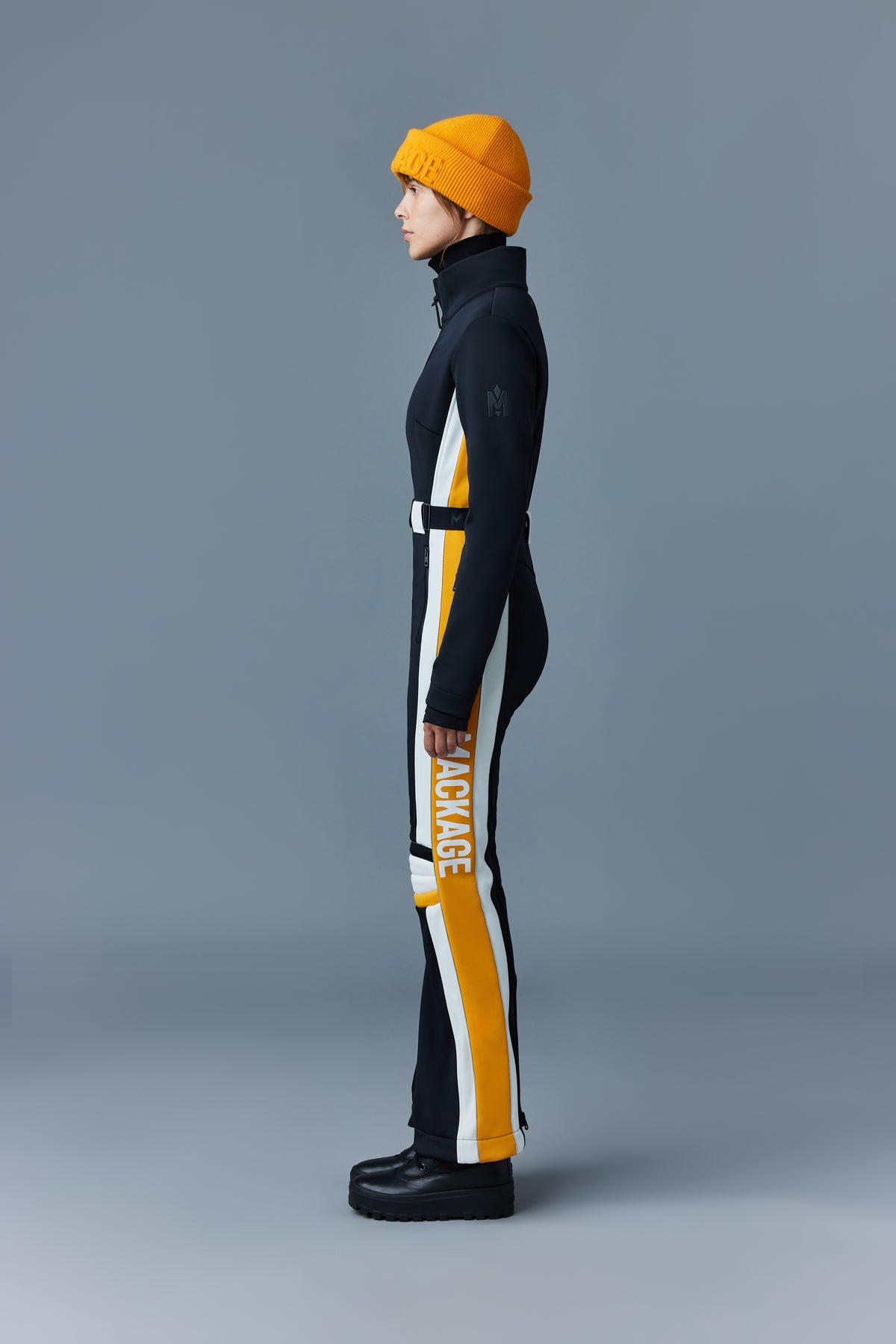BRIE Agile-360 belted bonded fleece belted ski suit - 3