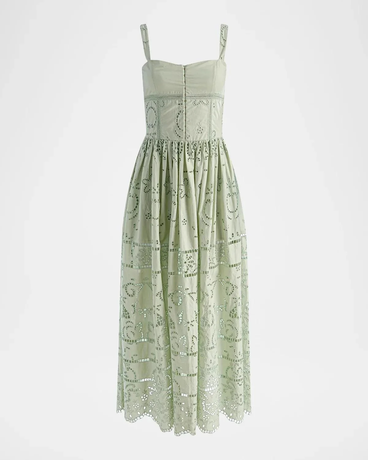 Anya Embroidered Maxi Dress - 1