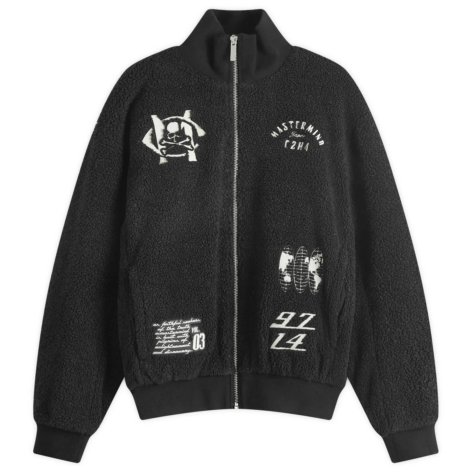 C2H4 x mastermind JAPAN Fleece Jacket - 1