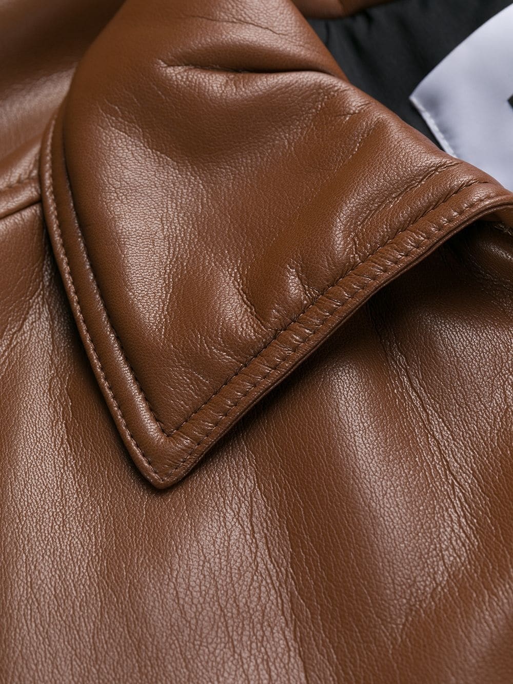 belted single-breasted coat - 7