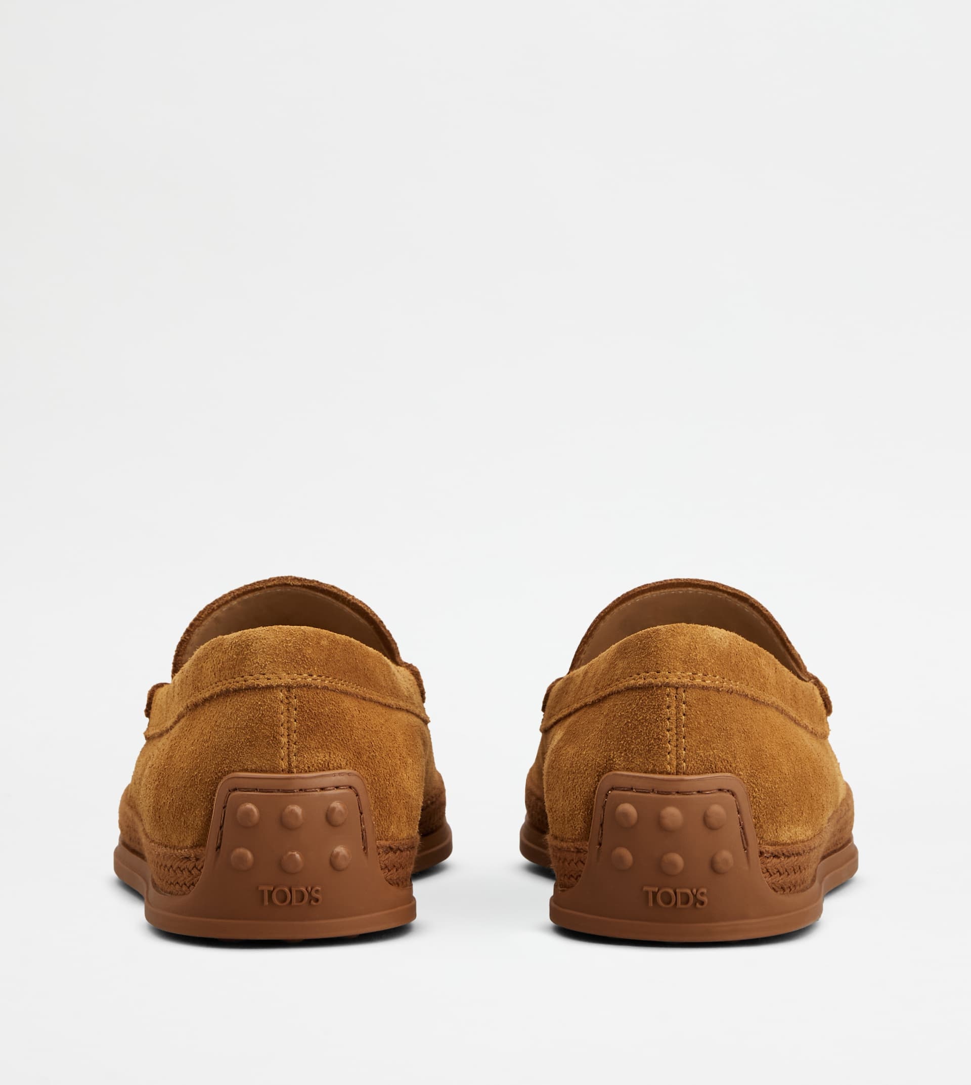 SLIP-ONS IN SUEDE - BROWN - 3