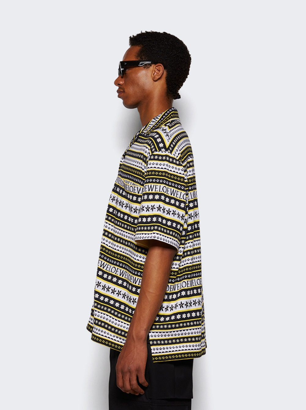 Paula's Ibiza Short Sleeve Shirt Yellow And Multicolor - 3