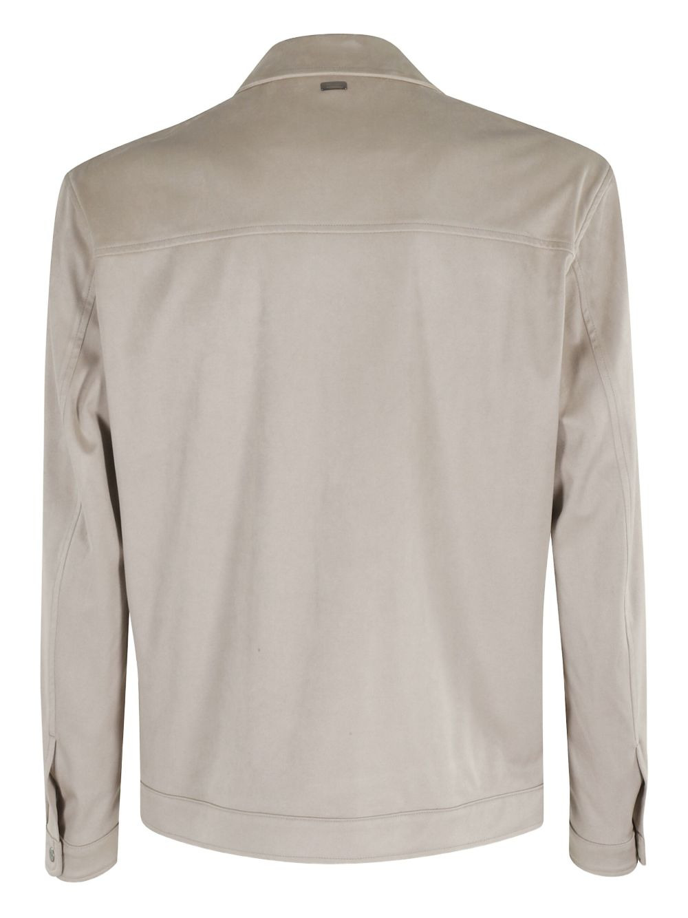 patch-pocket shirt jacket - 2