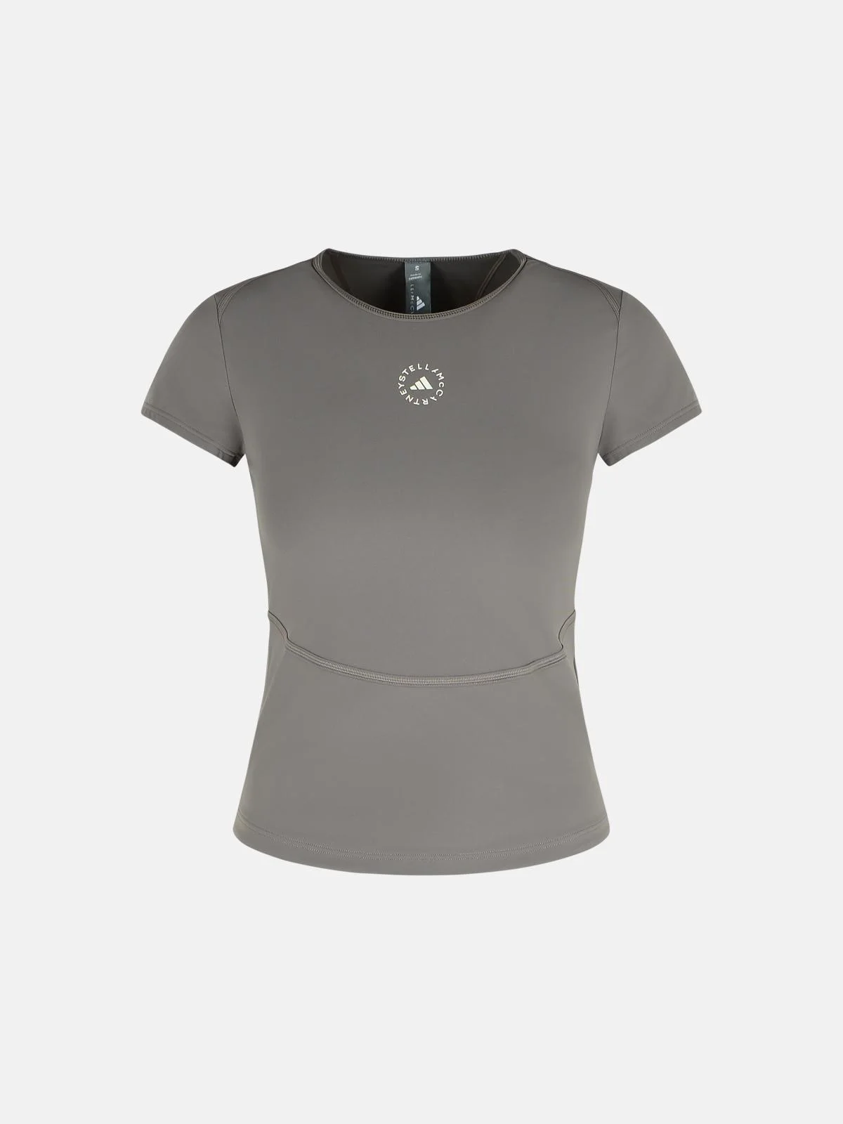 'TPR' GREY POLYAMIDE BLEND T-SHIRT - 1