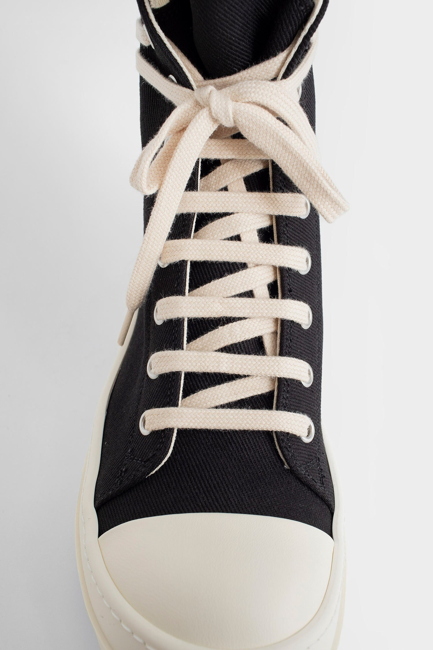 RICK OWENS WOMAN BLACK SNEAKERS - 5