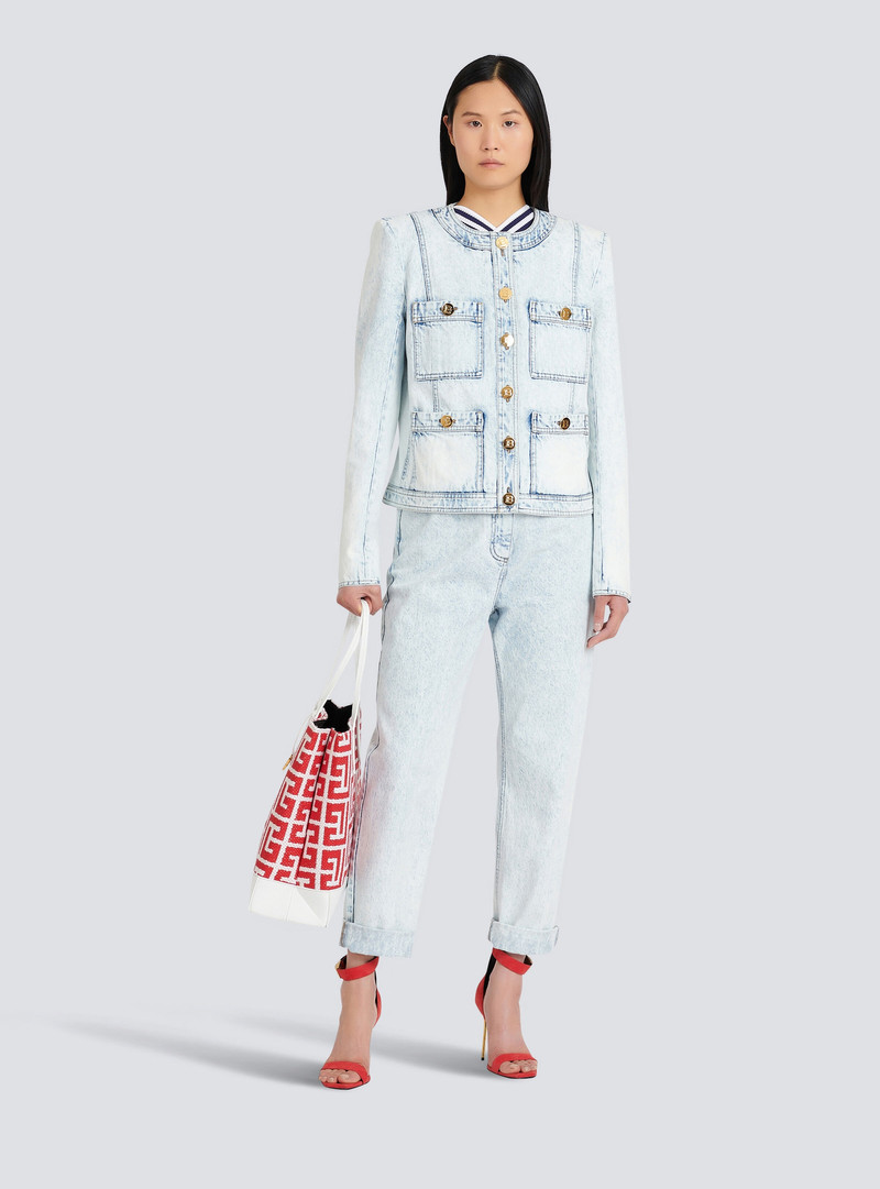 Balmain HIGH SUMMER CAPSULE - Boyfriend cut jeans outlook