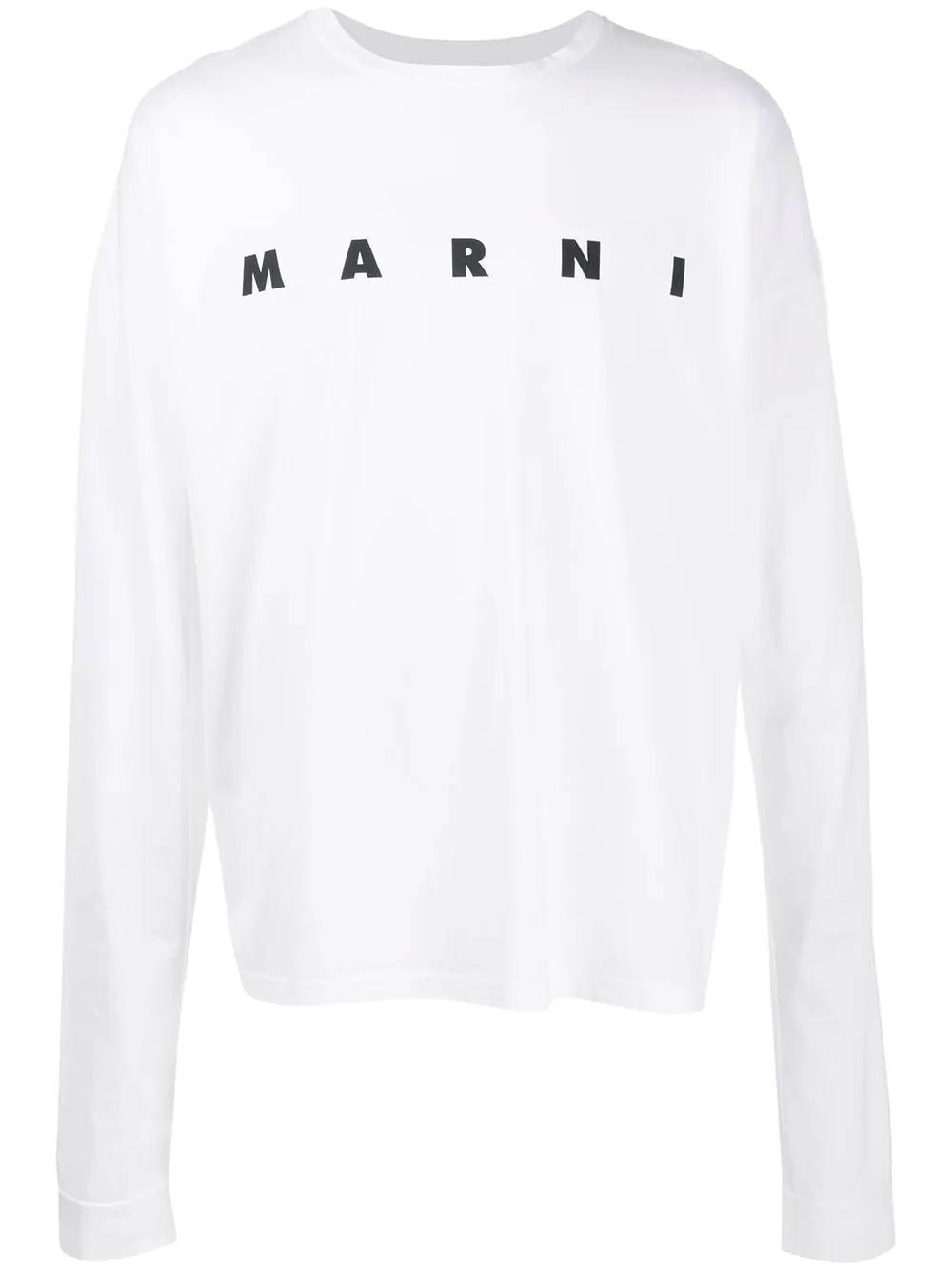 logo print long sleeve T-shirt - 1