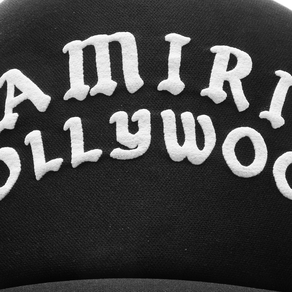 AMIRI HOLLYWOOD TRUCKER HAT - BLACK BLACK - 4