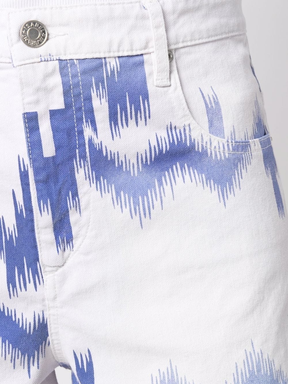 Lesiao woven-print shorts - 5
