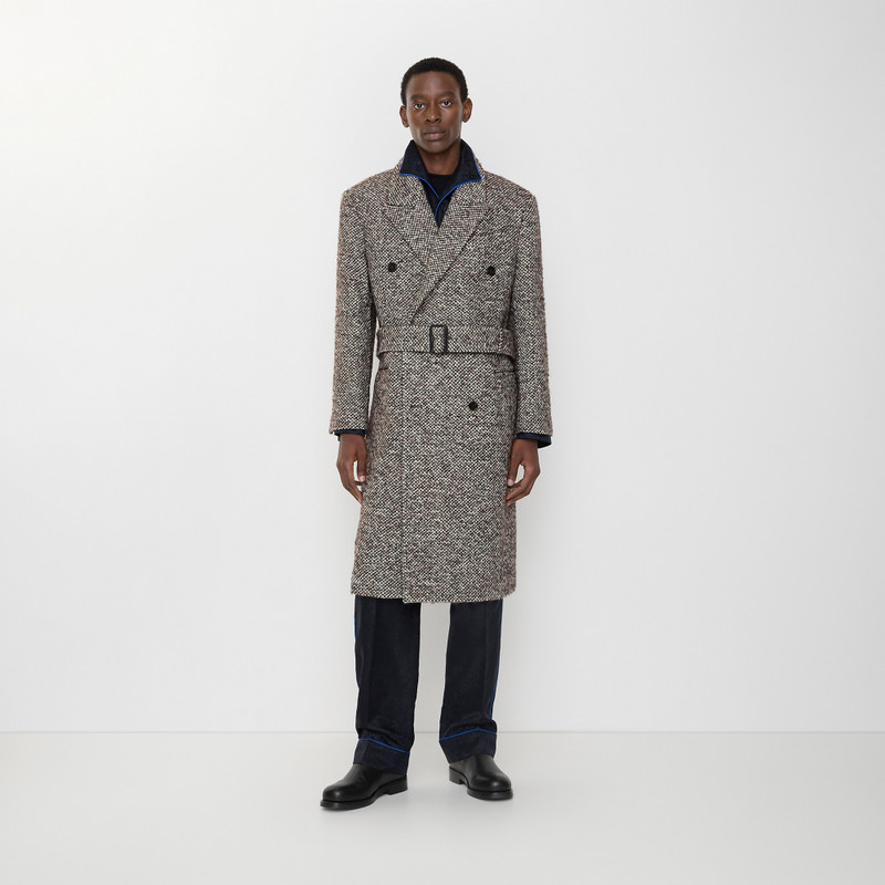 Wool Mohair Blend Tailored Coat 3