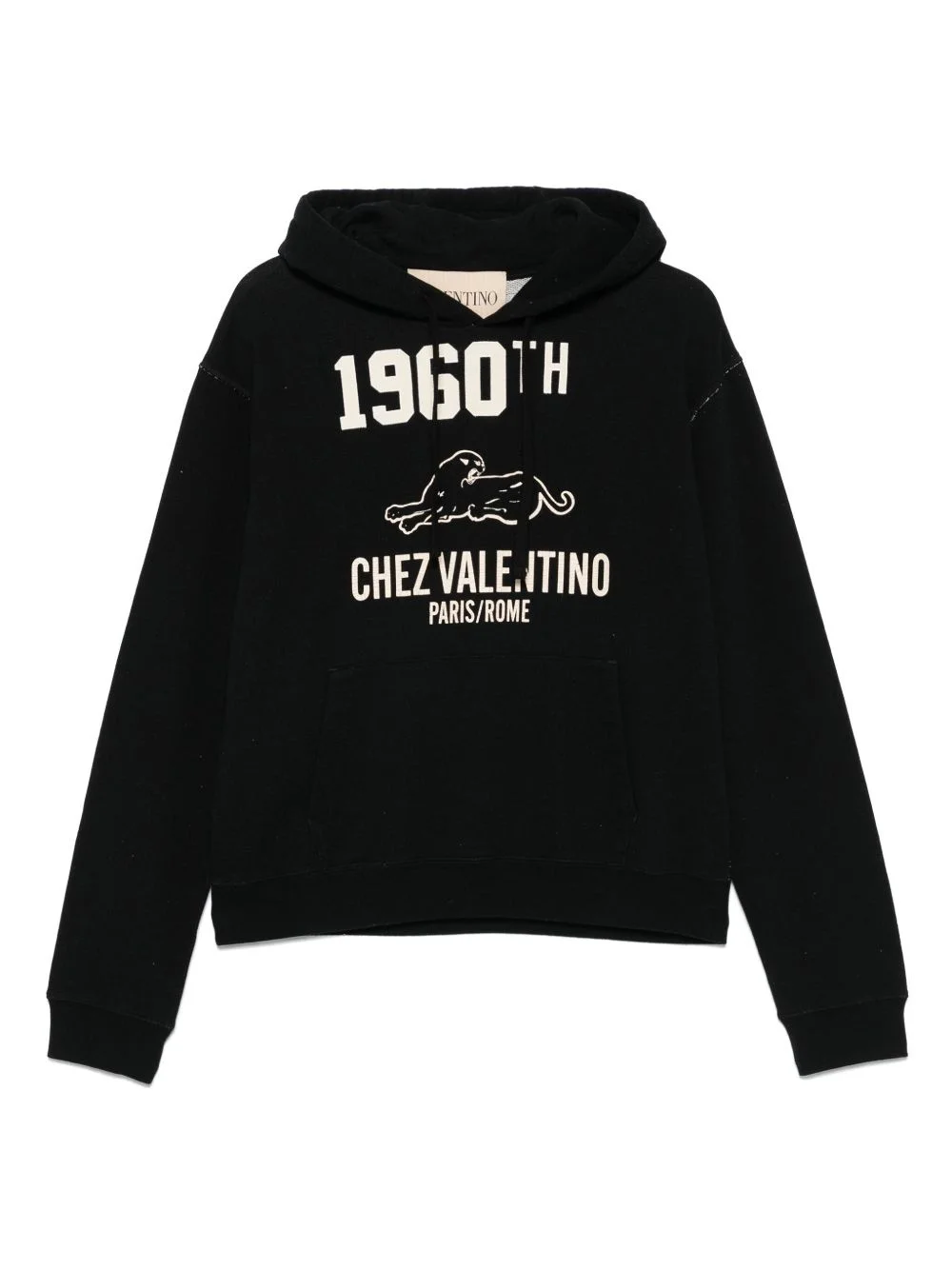 logo-print hoodie - 1