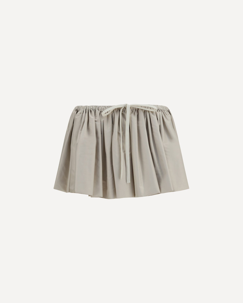 Ruffled mini Skirt with drawstring 1