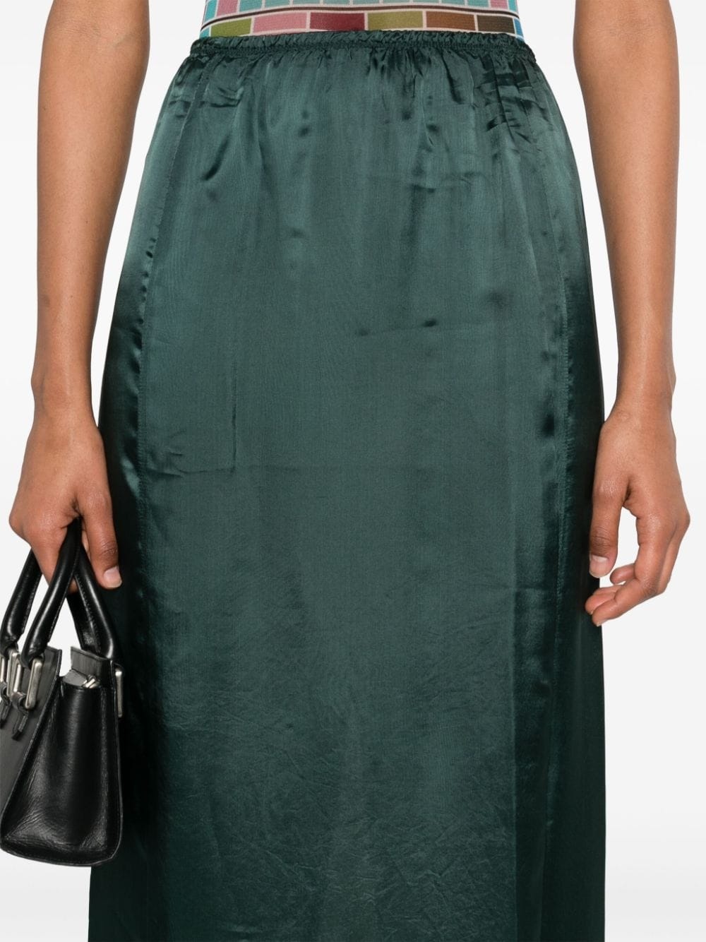 satin maxi skirt - 5