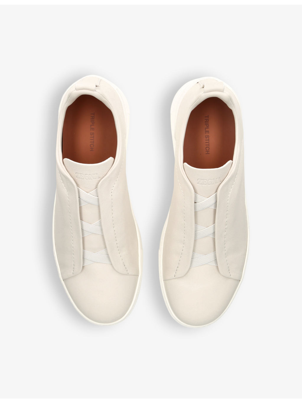 X3 Stitch leather low-top trainer - 2