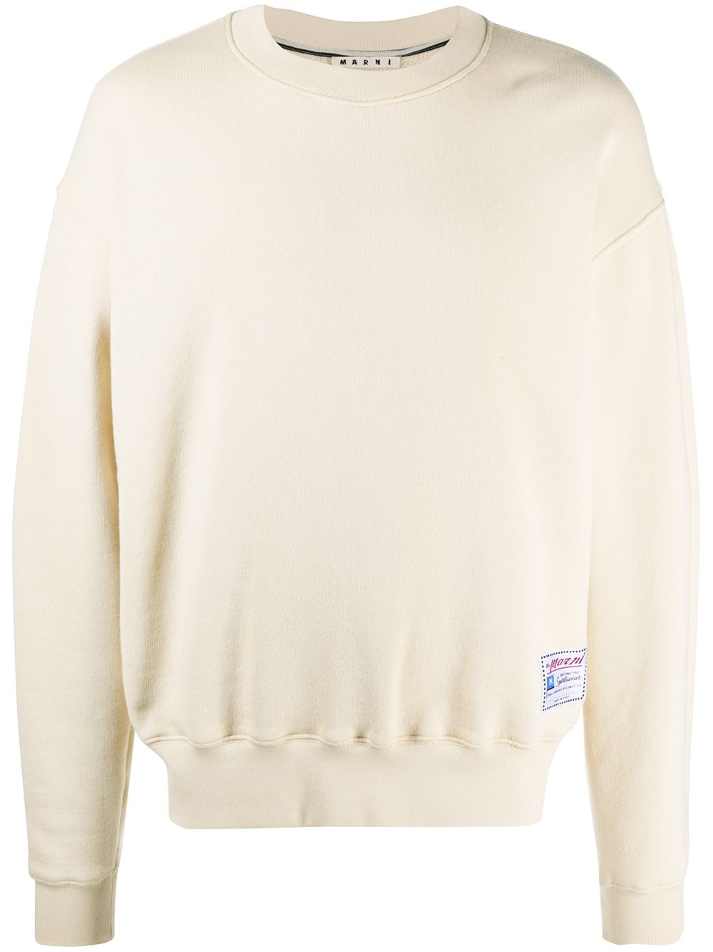 logo patch sweatshirt - 1