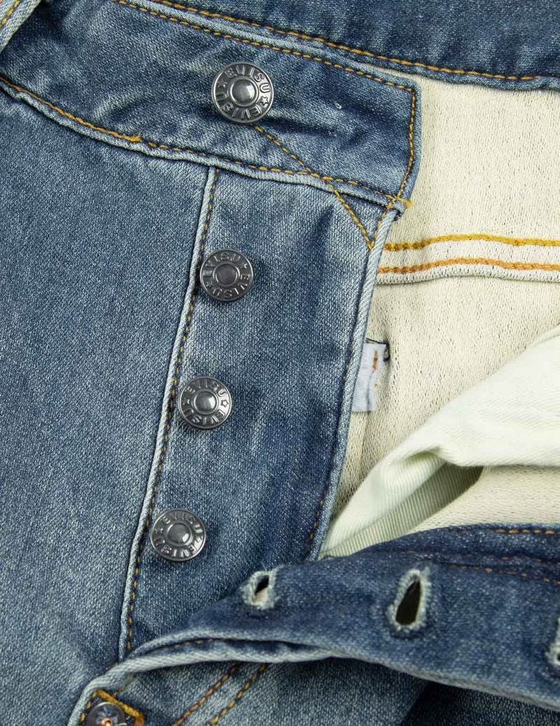 MULTI-LOGO DAICOCK PRINT  CARROT FIT DENIM JEANS #2017 8