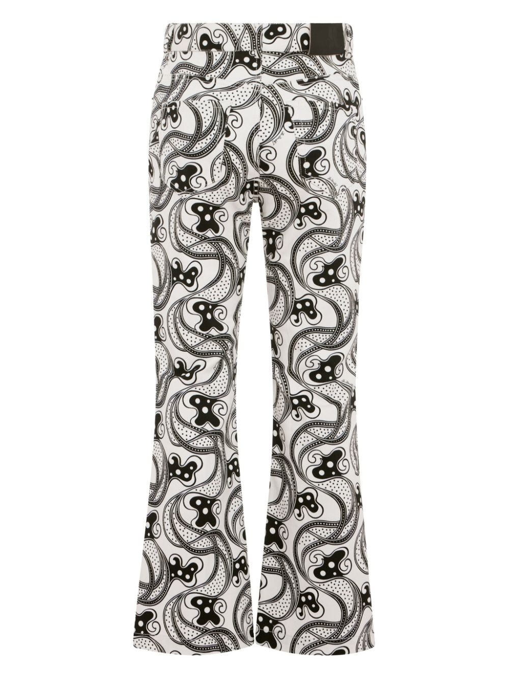 cropped flared jeans - 4