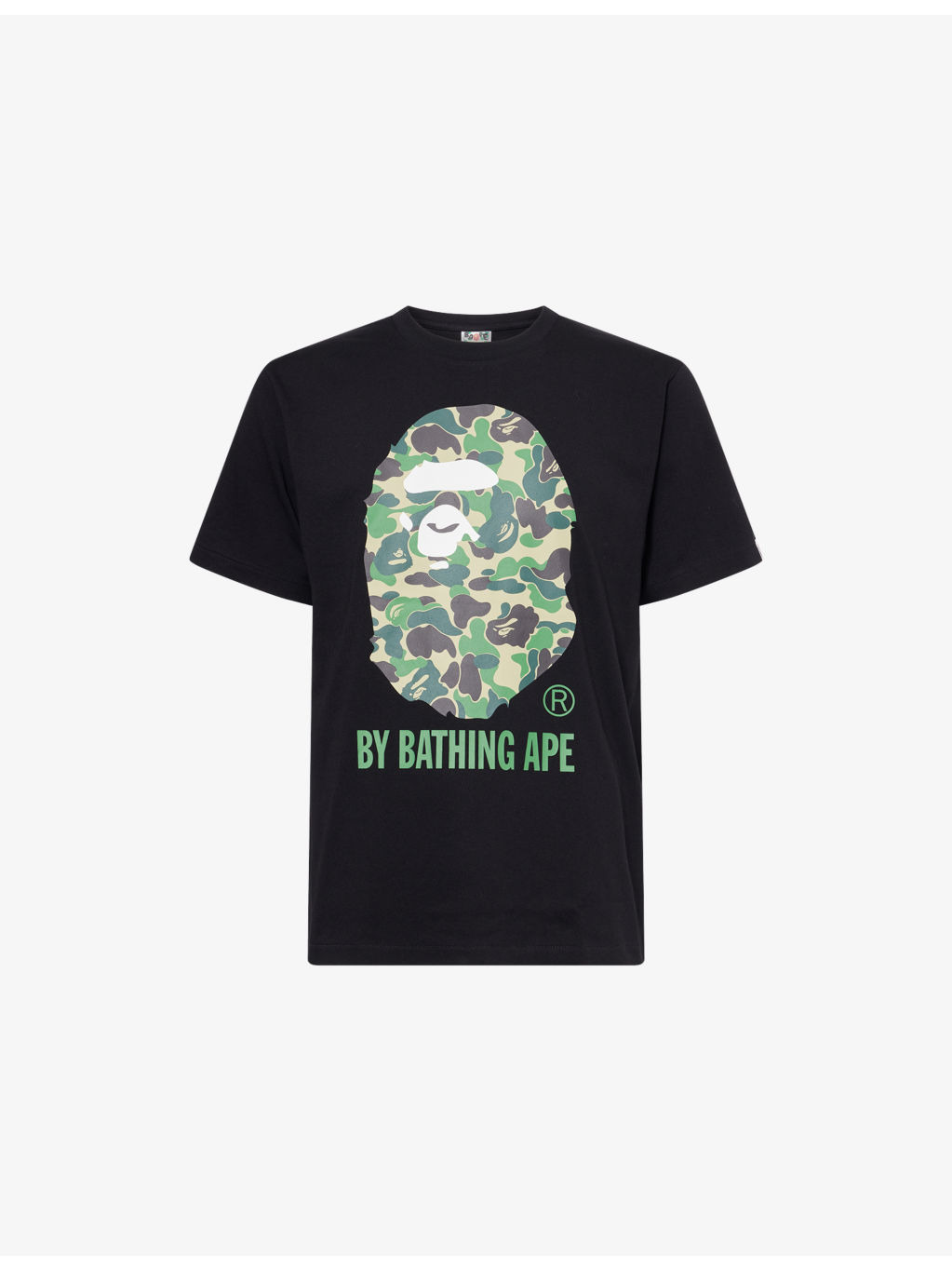 Abc Camo Bape Graphic-Print Cotton T-Shirt - 1