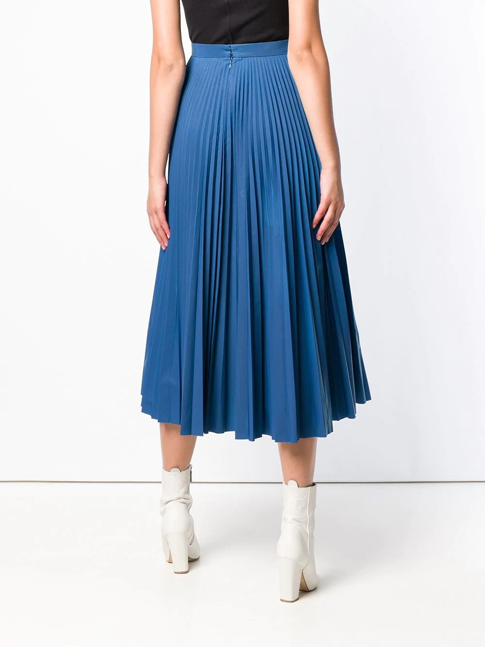 pleated midi skirt - 4