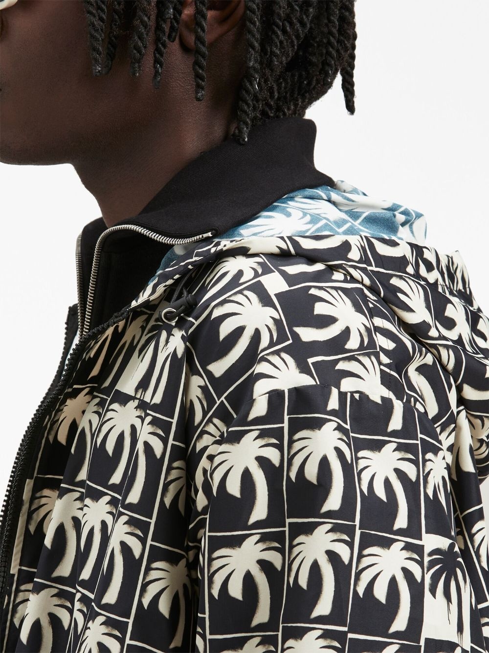 Dripping Palm hooded jacket - 6