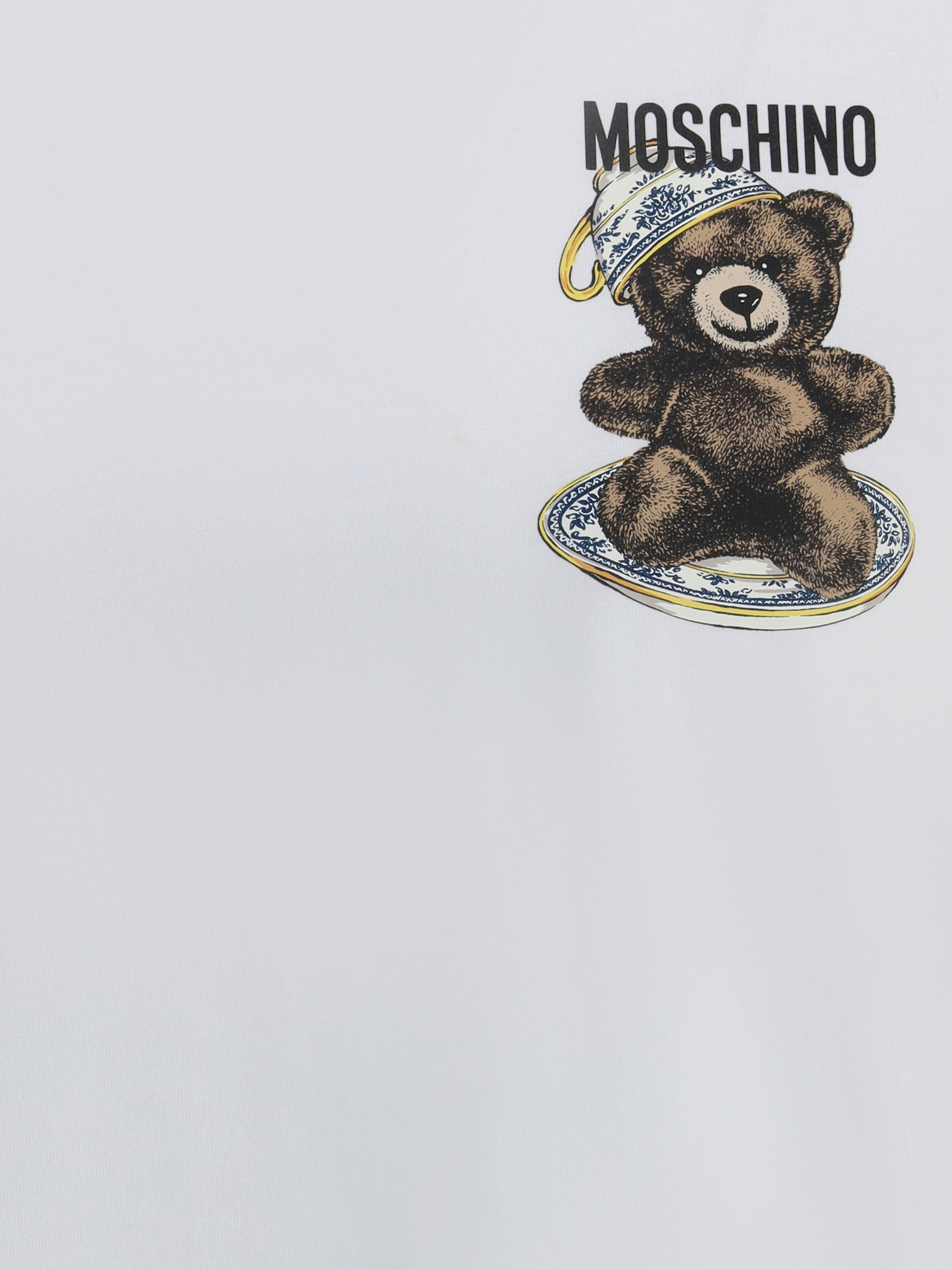 Moschino Men T-Shirt Whit Bear - 3