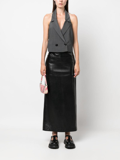 DOROTHEE SCHUMACHER button-up halterneck waistcoat outlook