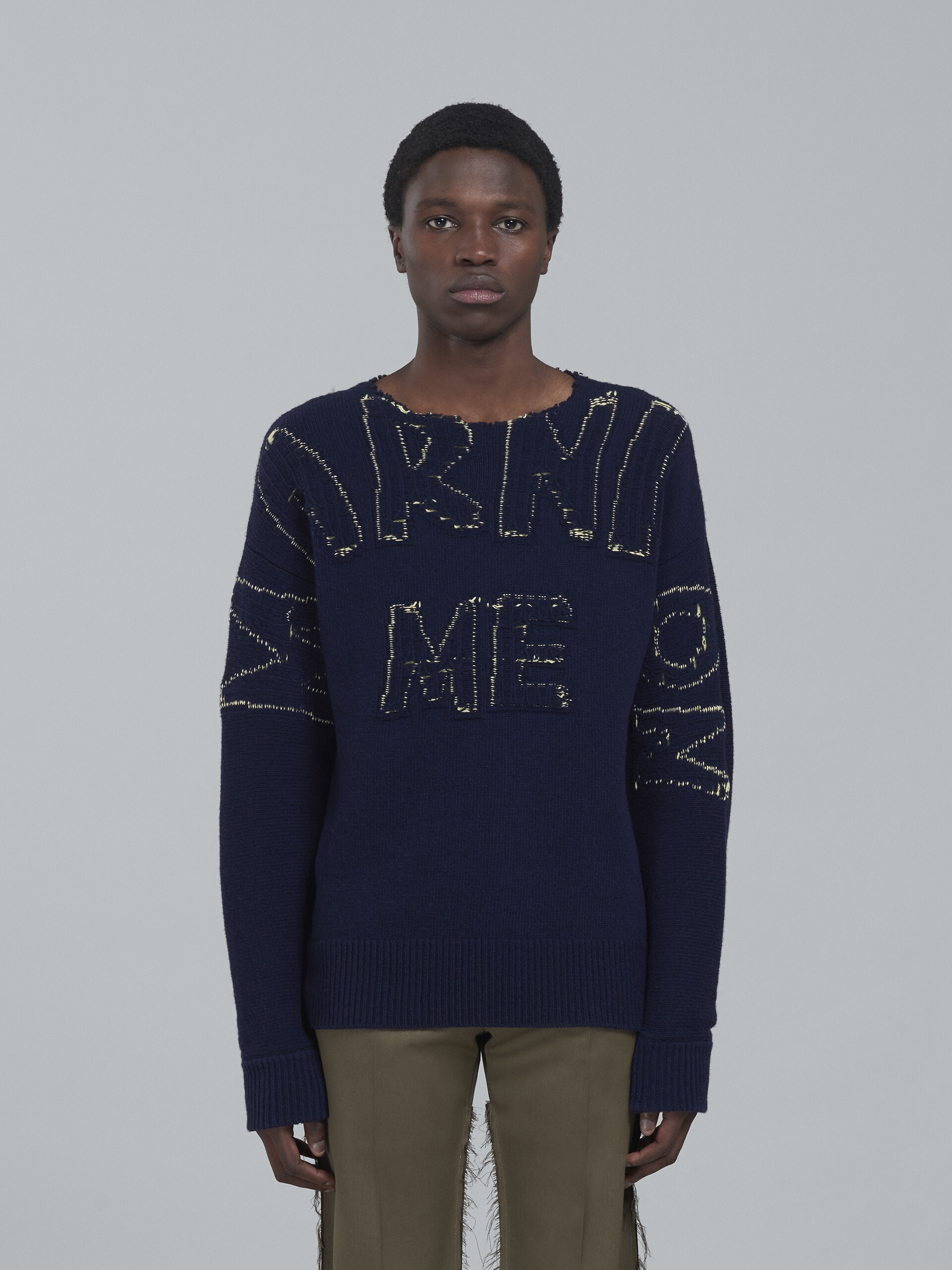 SHETLAND WOOL MARNI ON ME CREWNECK SWEATER - 2