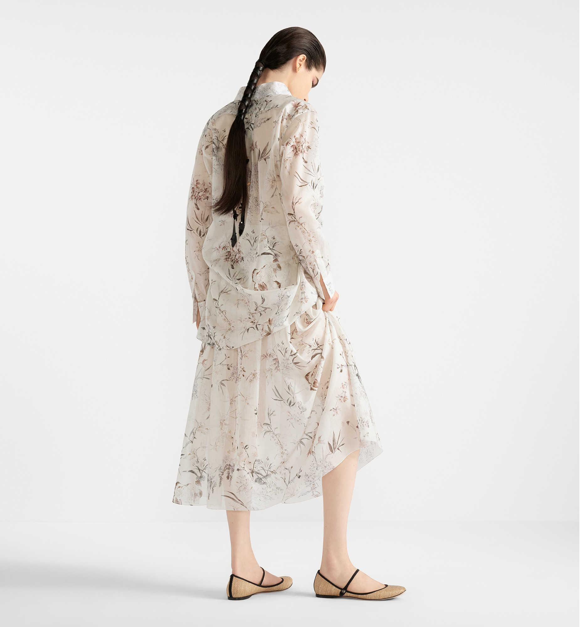 Mid-Length Flared Skirt - 3