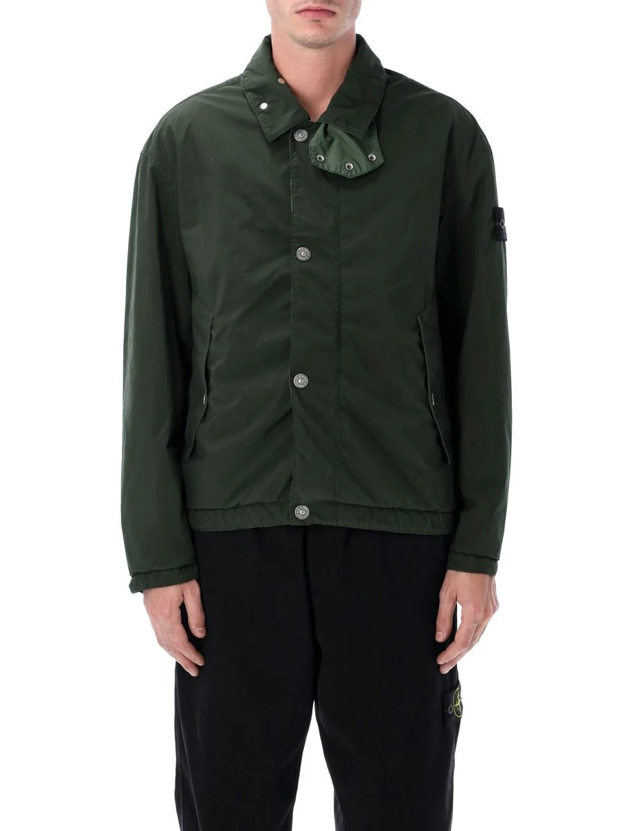 Stone Island Coach Jacket In Light Compact Touch Poly-Tc - 1