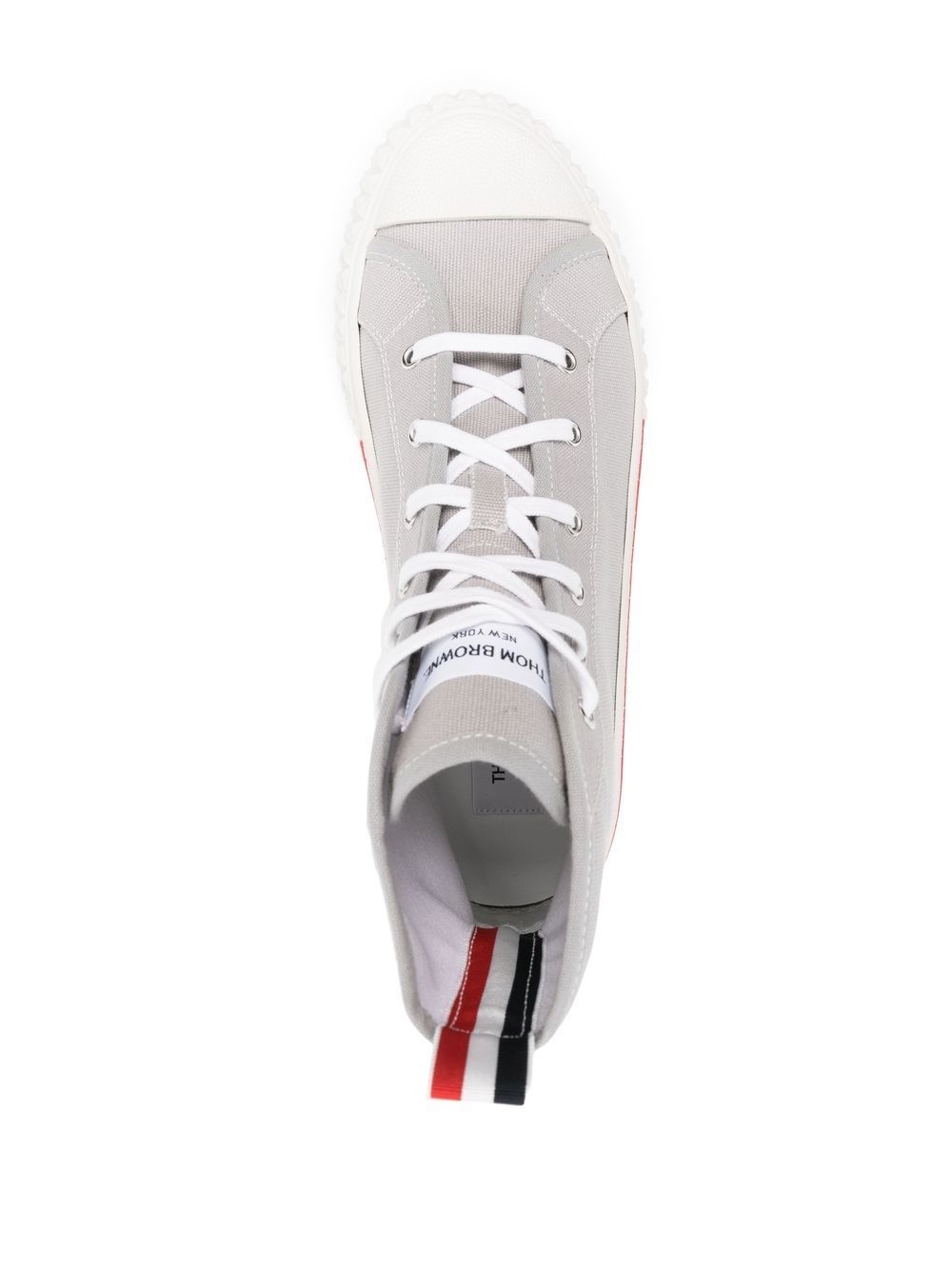 RWB striped high-top sneakers - 4